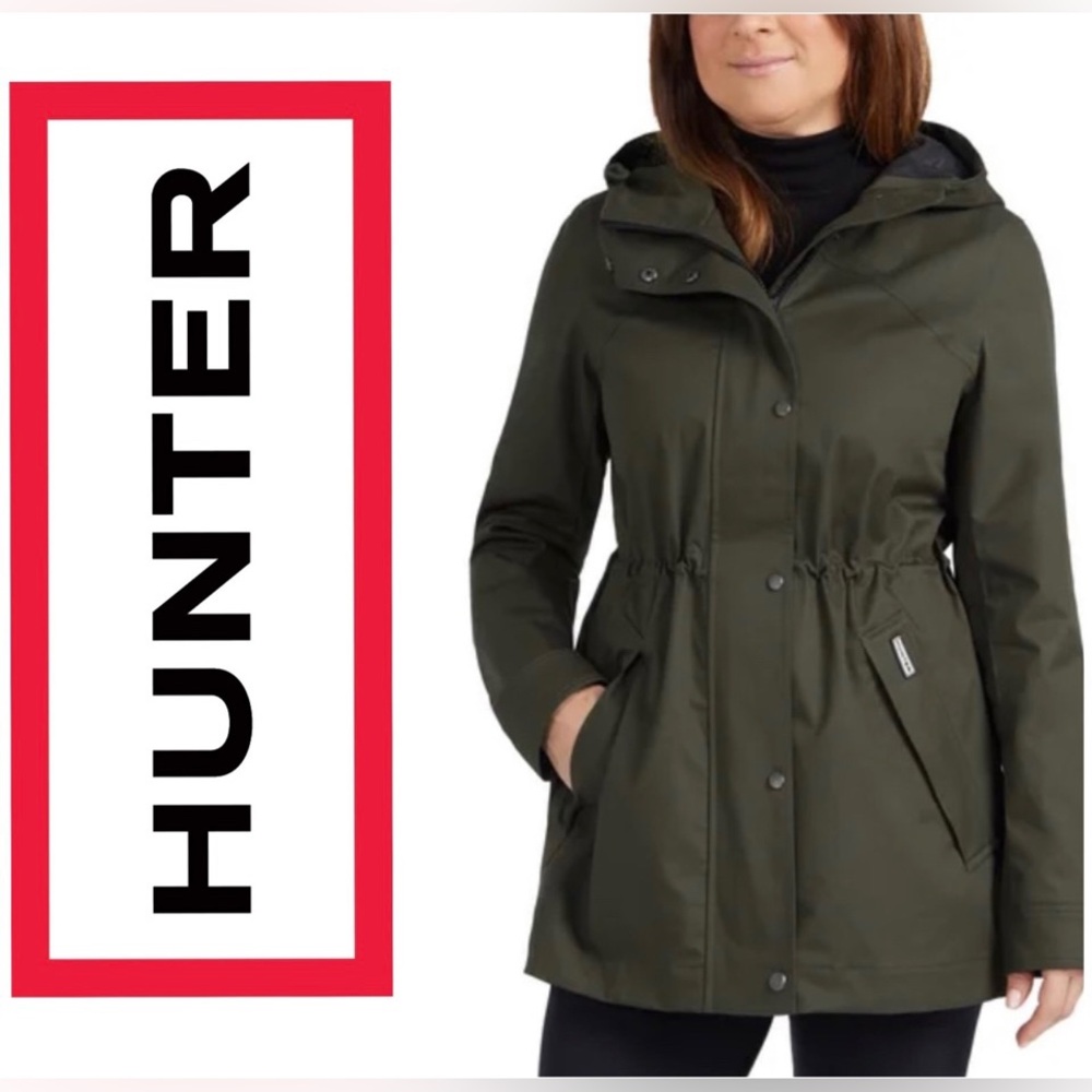 💚 New HUNTER Raincoat - Olive - Small